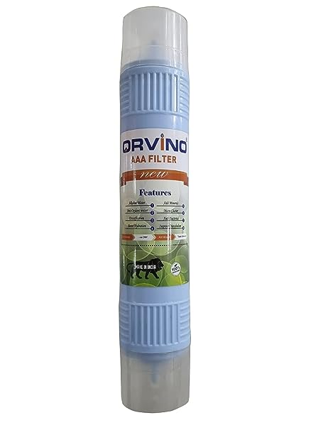 AQUAOCEAN ORVINO AAA FILTER Alkaline Filter for All Water Purifier Cartridge Used Domestic RO For Home And Kitchen pH Drop (11 INCH) - 1 Pcs